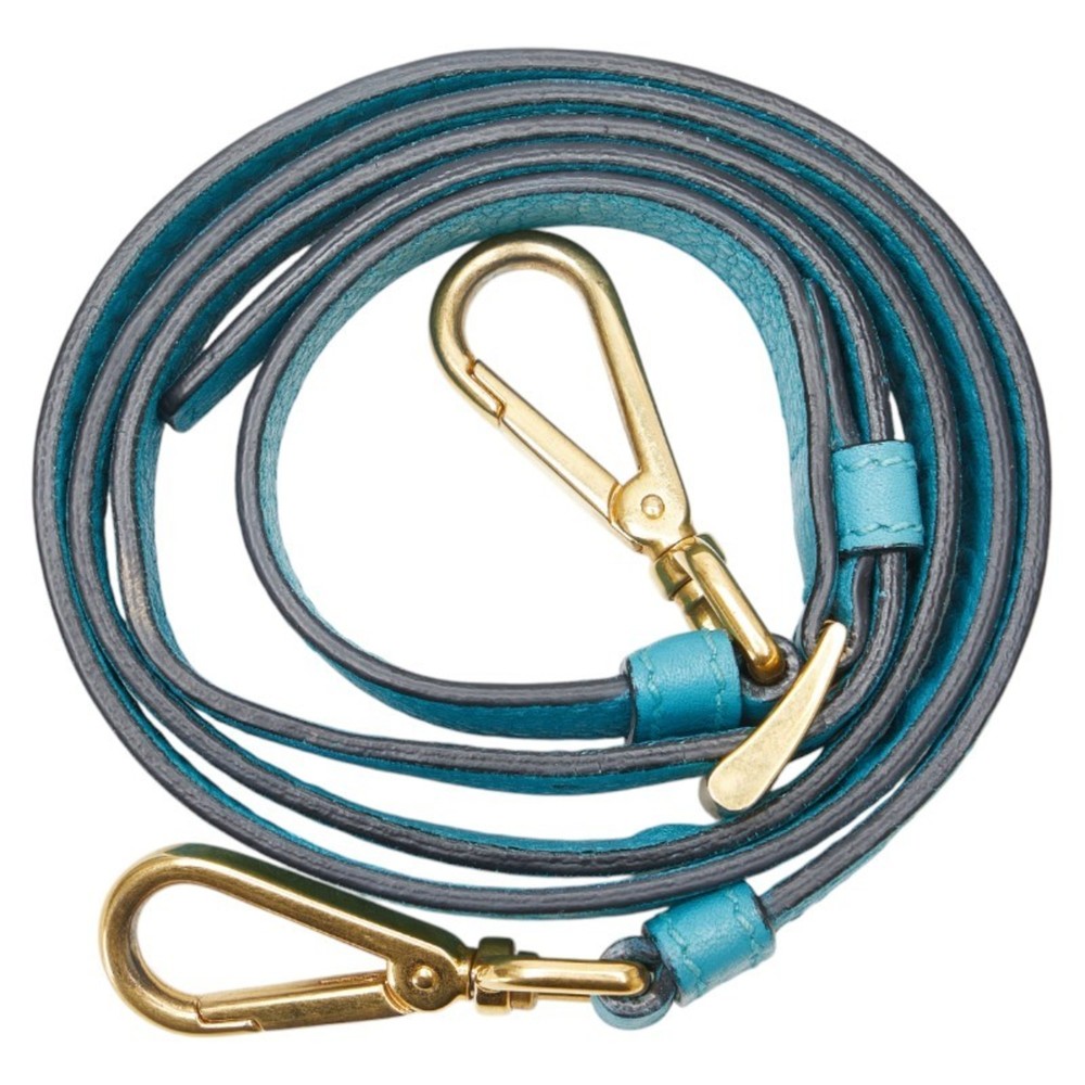 PRADA Blue Leather Shoulder Bag - Picture 9 of 10